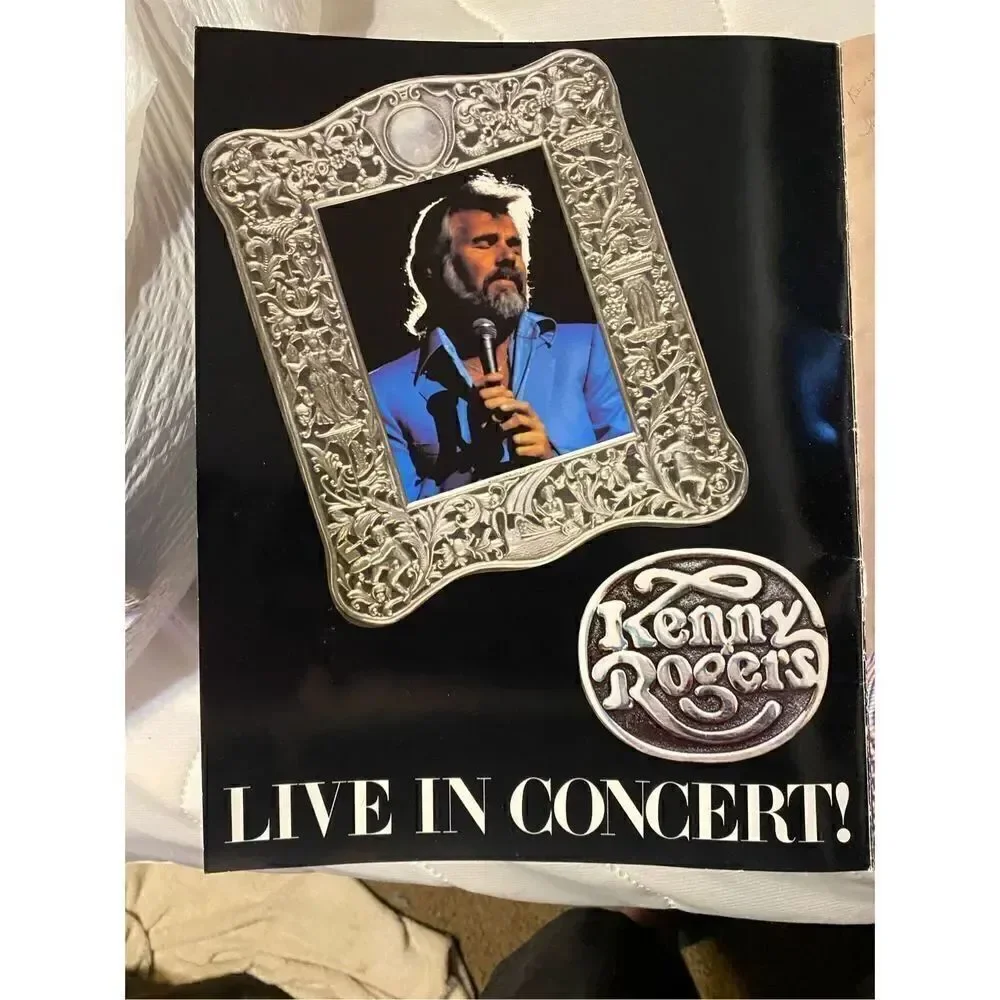 Vintage Kenny Rodgers 1981 greatest hits tour paperback book